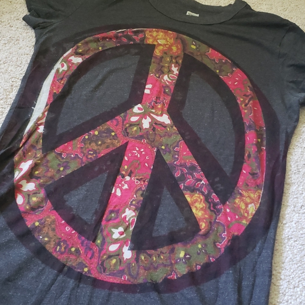 Spark in the Dark urban Outfitters peace tee l